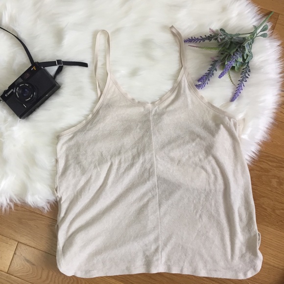 Urban Outfitters Kimchi Blue Cream Ruffle Tank Top - Picture 4 of 7